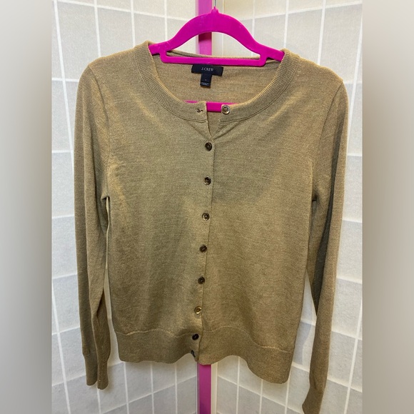 J. Crew Sweaters - J. Crew Women's Brown 100% Merino Wool Cardigan Sweater